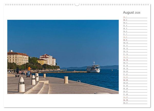 Produktbild: Kroatien, Terminplaner (Wandkalender 2026 DIN A2 quer), CALVENDO Monatskalender