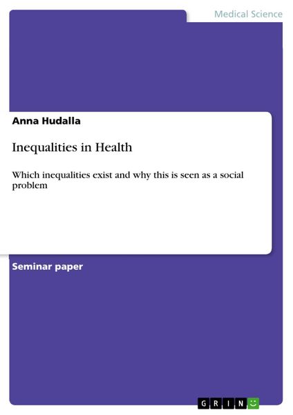 Produktbild: Inequalities in Health