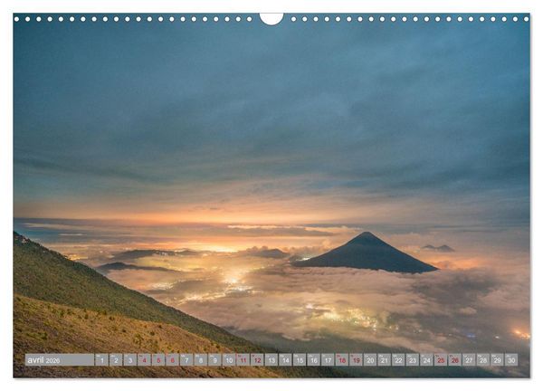 Produktbild: Am&eacute;rique Centrale - Des paysages fantastique du Panama au Guatemala (Calendrier mural 2026 DIN A3 vertical), CALVENDO calendrier mensuel