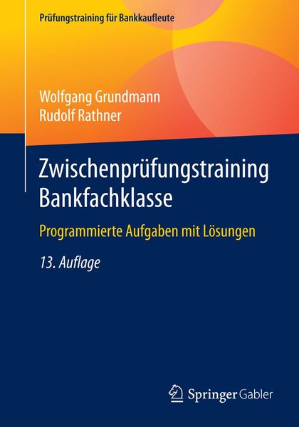 Produktbild: Zwischenpr&uuml;fungstraining Bankfachklasse