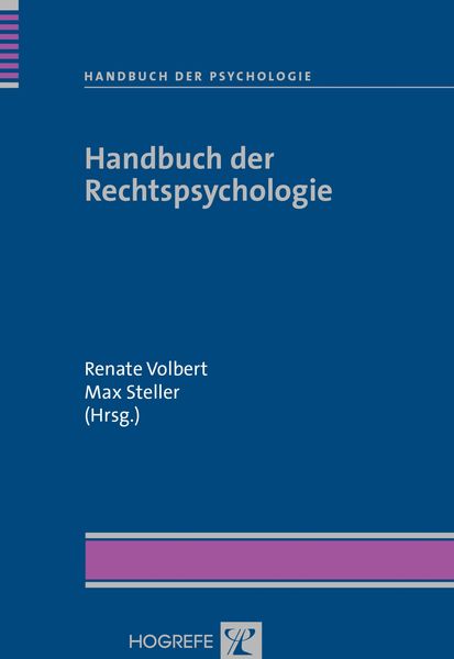 Produktbild: Handbuch der Rechtspsychologie