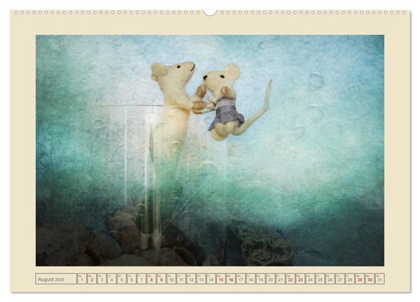 Produktbild: Bei Familie Maus zuhaus (Wandkalender 2026 DIN A2 quer), CALVENDO Monatskalender
