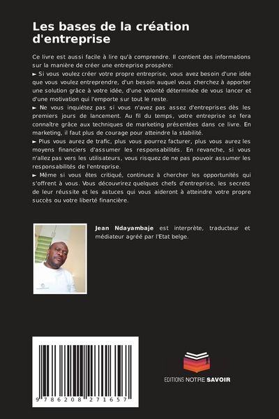 Produktbild: Les bases de la cr&eacute;ation d'entreprise