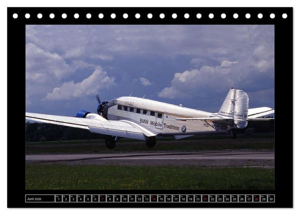 Produktbild: JU-AIR Ju-52 (Tischkalender 2026 DIN A5 quer), CALVENDO Monatskalender