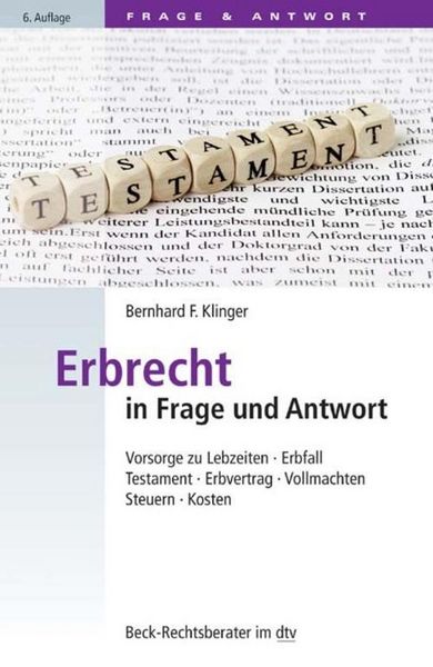 Produktbild: Erbrecht in Frage und Antwort