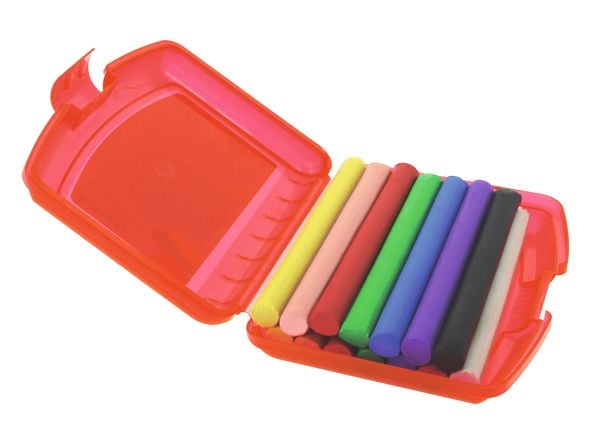 Produktbild: Pelikan Kinderknete Creaplast® 10 Farben im roten Etui, 240g