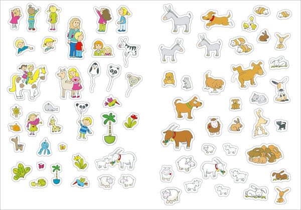 Produktbild: Gro&szlig;es Sticker-Buch. Zoo