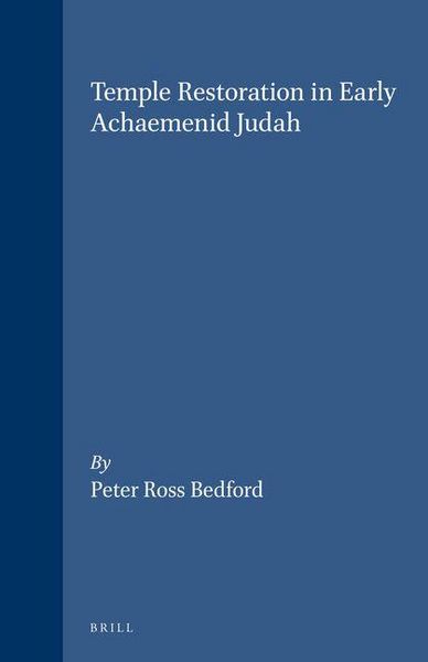 Produktbild: Temple Restoration in Early Achaemenid Judah