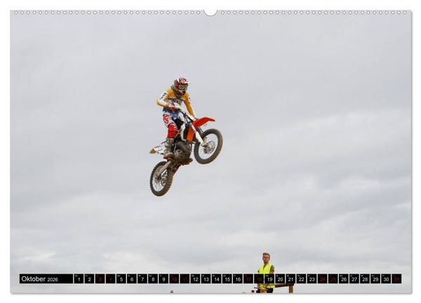 Produktbild: Moto Cross (hochwertiger Premium Wandkalender 2026 DIN A2 quer), Kunstdruck in Hochglanz
