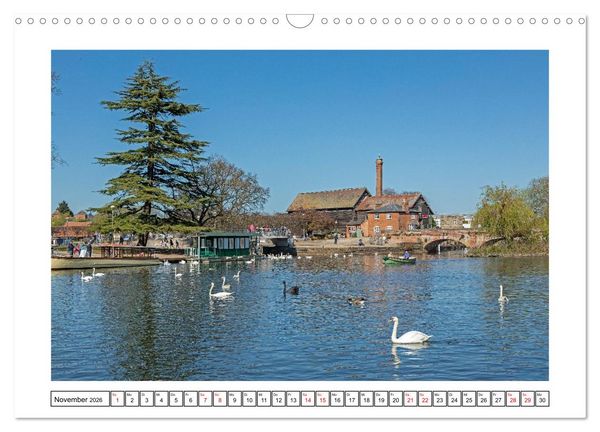 Produktbild: Stratford upon Avon - Shakespeare-Stadt (Wandkalender 2026 DIN A3 quer), CALVENDO Monatskalender