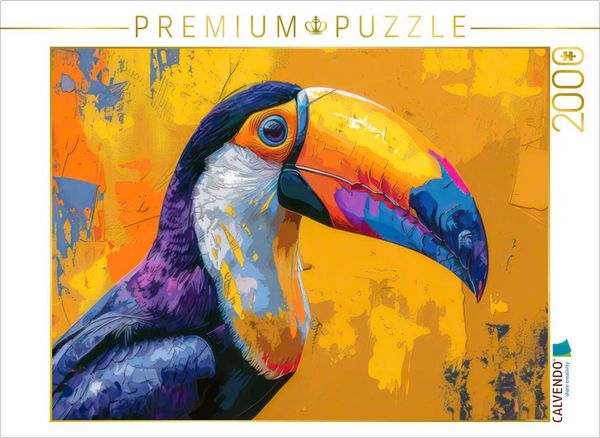 Produktbild: CALVENDO Puzzle Tiere im Pop-Art-Kleid | 2000 Teile Lege-Gr&ouml;&szlig;e 90x67cm Foto-Puzzle f&uuml;r gl&uuml;ckliche Stunden