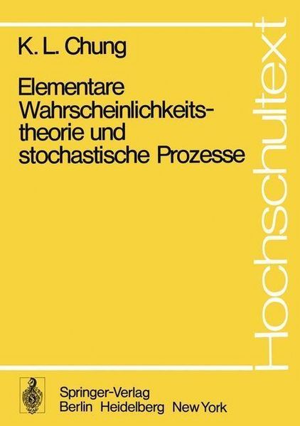 Produktbild: Elementare Wahrscheinlichkeitstheorie und stochastische Prozesse