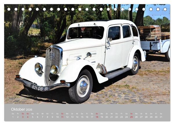 Produktbild: OLDTIMER-Event (Tischkalender 2026 DIN A5 quer), CALVENDO Monatskalender