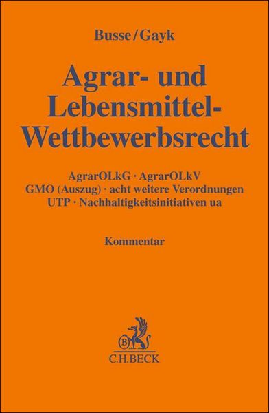 Produktbild: Agrar- und Lebensmittel-Wettbewerbsrecht