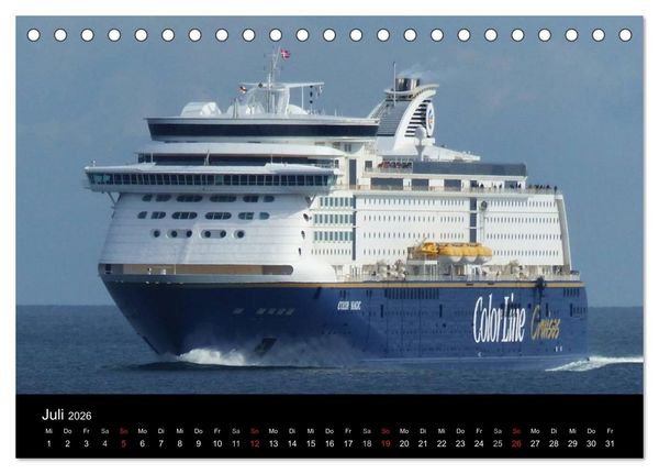Produktbild: Ostseef&auml;hren (Tischkalender 2026 DIN A5 quer), CALVENDO Monatskalender