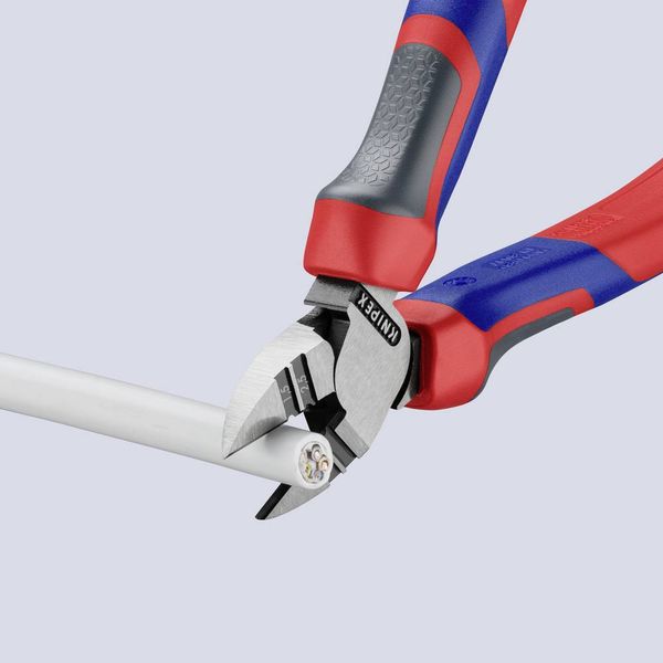 Produktbild: Knipex 14 22 160 Werkstatt Abisolier-Seitenschneider mit Facette 160mm