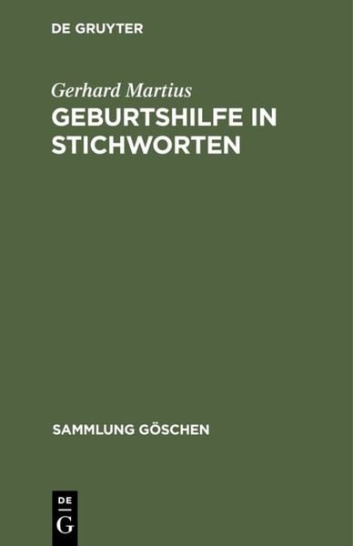 Produktbild: Geburtshilfe in Stichworten