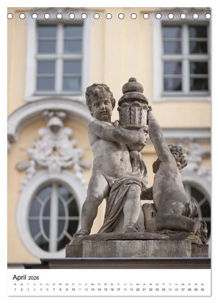 Produktbild: Dresden - Beeindruckende Architektur (Tischkalender 2026 DIN A5 hoch), CALVENDO Monatskalender