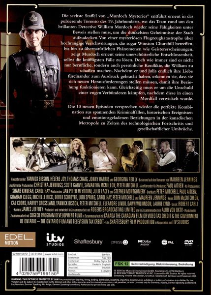 Murdoch Mysteries - Staffel 6 [4 DVDs]
