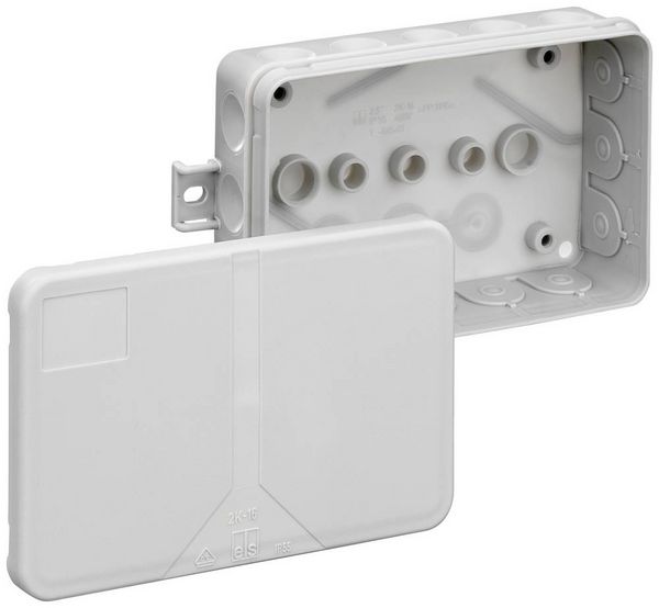 Spelsberg 34891601 Verbindungsdose (L x B x H) 85 x 130 x 37mm Grau IP55 1St.