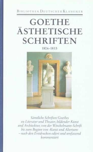 Sämtliche Werke. Briefe, Tagebücher und Gespräche. 40 in 45 Bänden in 2 Abteilungen, Gebundene Ausgabe von Johann Wolfgang von Goethe, Deutscher