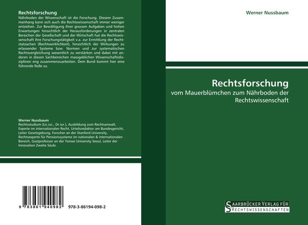 Produktbild: Rechtsforschung