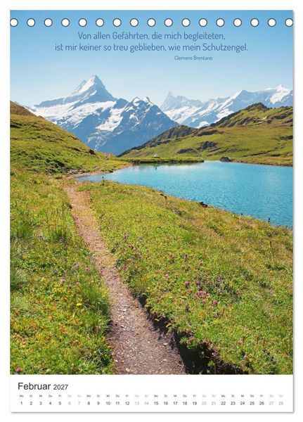 Produktbild: Christliche Natur-Poster (Tischkalender 2027 DIN A5 hoch), CALVENDO Monatskalender