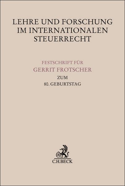 Produktbild: Lehre und Forschung im Internationalen Steuerrecht