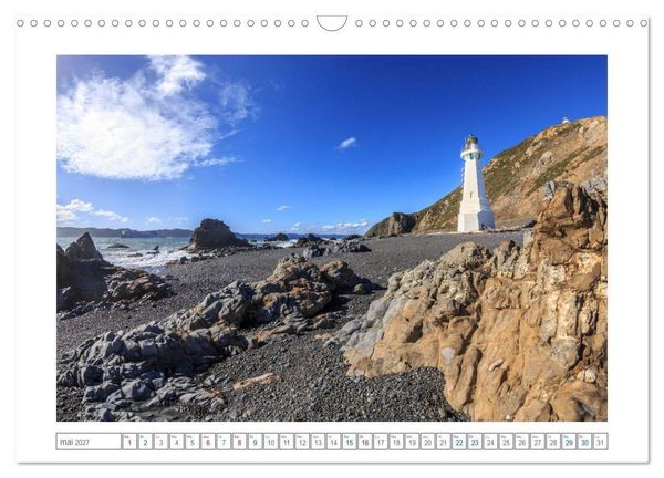 Produktbild: Phares de Nouvelle-Z&eacute;lande (Calendrier mural 2027 DIN A3 vertical), CALVENDO calendrier mensuel