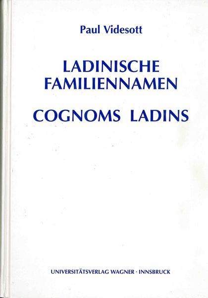 Produktbild: Ladinische Familiennamen - Cognoms Ladins