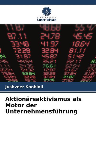 Produktbild: Aktion&auml;rsaktivismus als Motor der Unternehmensf&uuml;hrung