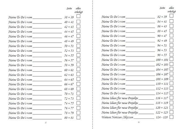 Produktbild: Mein To Do Listen Organizer
