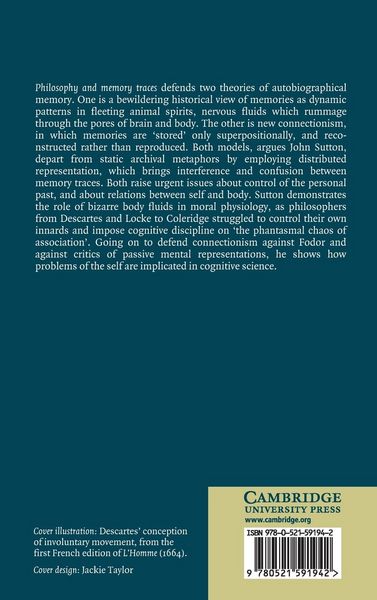 Produktbild: Philosophy and Memory Traces
