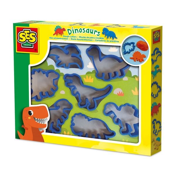 Produktbild: SES CREATIVE Knete-Ausstechformen Dinos 7 St&uuml;ck