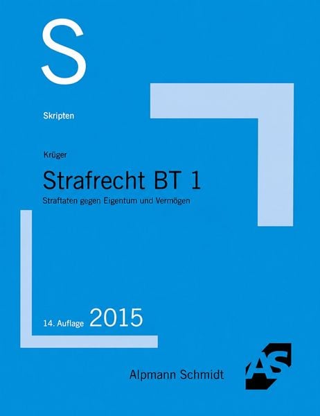 Produktbild: Skript Strafrecht BT 1