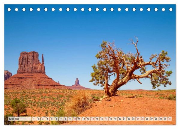 Produktbild: ARIZONA UND UTAH Ein einzigartiges Erlebnis (Tischkalender 2026 DIN A5 quer), CALVENDO Monatskalender