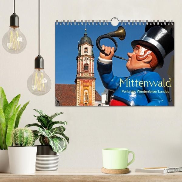 Produktbild: Mittenwald - Perle des Werdenfelser Landes (Wandkalender 2027 DIN A4 quer), CALVENDO Monatskalender