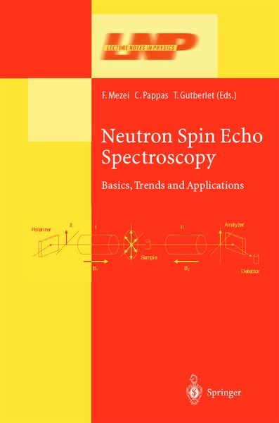 Produktbild: Neutron Spin Echo Spectroscopy