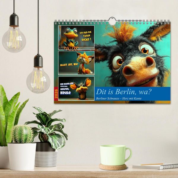 Produktbild: Dit is Berlin, wa? (Wandkalender 2026 DIN A4 quer), CALVENDO Monatskalender