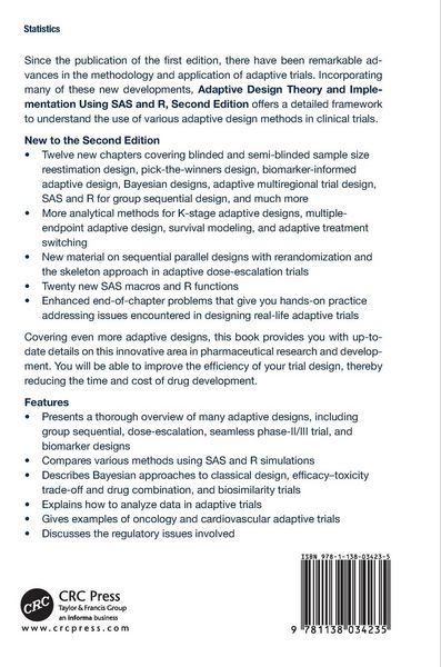Produktbild: Adaptive Design Theory and Implementation Using SAS and R