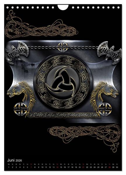Produktbild: Keltische Symbole (Wandkalender 2026 DIN A4 hoch), CALVENDO Monatskalender