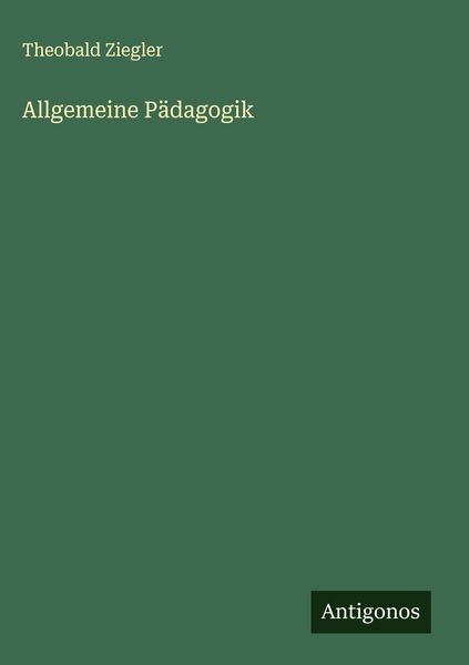 Produktbild: Allgemeine P&auml;dagogik