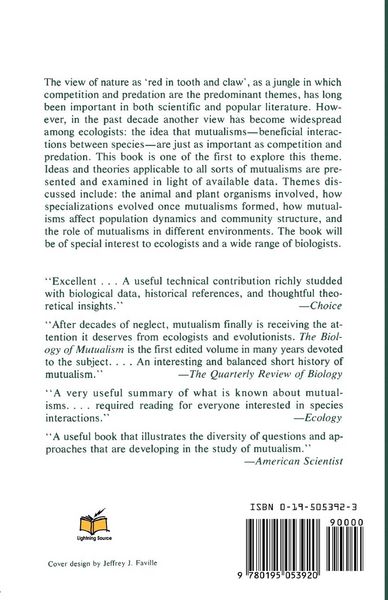 Produktbild: The Biology of Mutualism