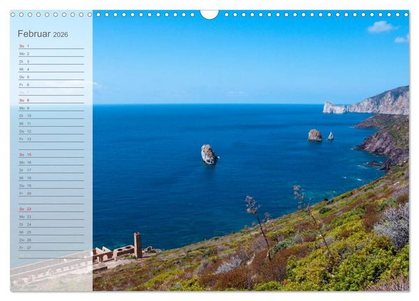 Produktbild: Die sch&ouml;nsten K&uuml;sten Italiens (Wandkalender 2026 DIN A3 quer), CALVENDO Monatskalender