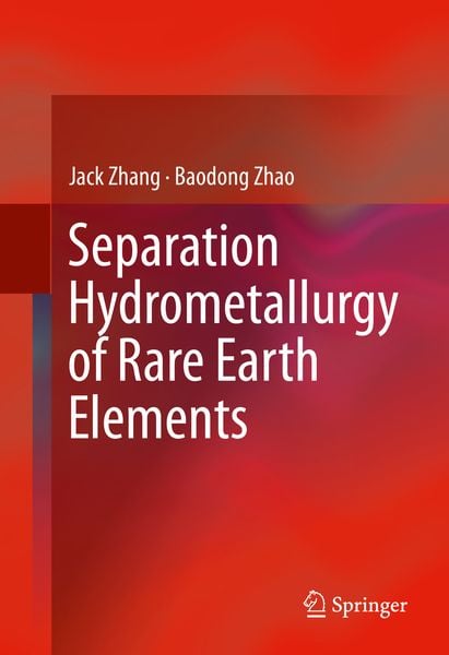 Produktbild: Separation Hydrometallurgy of Rare Earth Elements