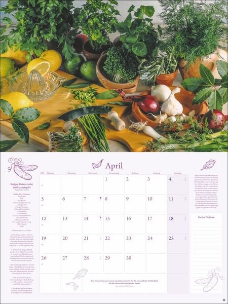 Produktbild: K&uuml;chenkalender Broschur XL 2027