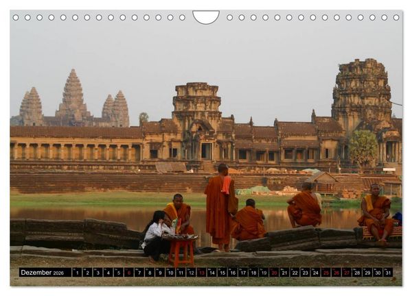 Produktbild: Kambodscha - Angkor Wat (Wandkalender 2026 DIN A4 quer), CALVENDO Monatskalender