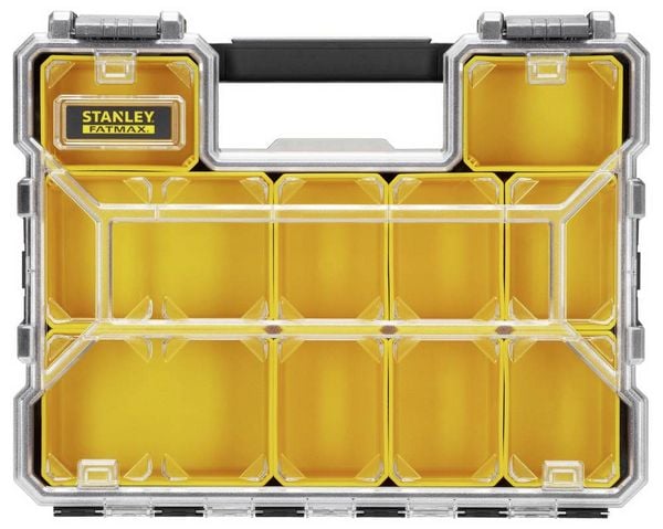 Produktbild: STANLEY 1-97-521 FatMax 10 Werkzeugbox Polypropylen Gelb