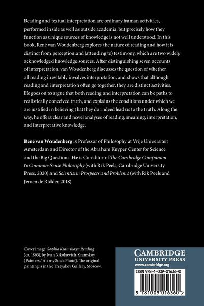 Produktbild: The Epistemology of Reading and Interpretation