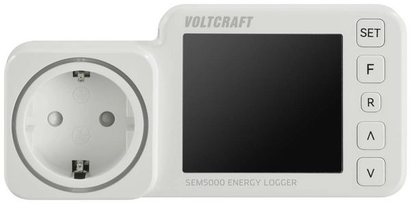 Produktbild: VOLTCRAFT SEM5000 Energiekosten-Messger&auml;t Kostenprognose, Alarmfunktion, Stromtarif einstellbar, Datenloggerfunktion